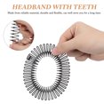 thumbnail image 3 of 10 piezas de cabello estirado Combandas de cabeza de peinado Flexible Círculo Cabello Accesorios para el cabello para mujeres, 3 of 3