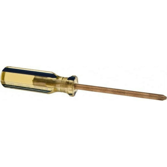 Ampco S-1099 Philips Screwdriver: #2 4" Long Round Shank, Plastic Handle