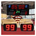 thumbnail image 2 of Indoor Portable Multi-Functional Basketball Scoreboard, Synchronization Score Board, 12 Second Attack Time ,Easy to Use, 2 of 7