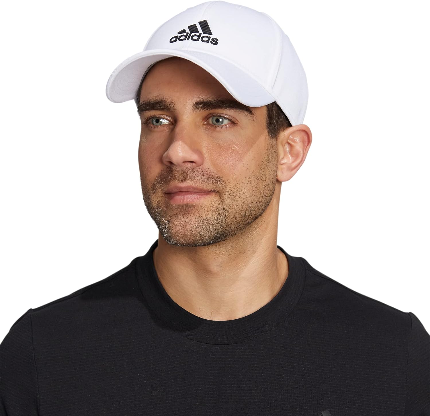 adidas Men's Decision Training Hat (White/Black, One Size)
