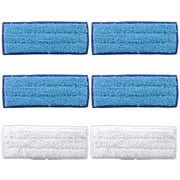 KEEPOW 6 Pack Washable Mopping Pads for iRobot Braava Jet 240 241, Wet and Dry