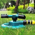 thumbnail image 4 of Aspersor giratorio Aspersores de agua Juego de riego automático Aspersor de jardín ajustable giratorio 360 3 aspersores de césped con brazo rociador giratorio, 4 of 5