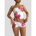 thumbnail image 5 of Michellecmm  Women Pajamas Set 2 Pieces Loungewear Suits Tube Tops Shorts, 5 of 9