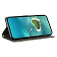 thumbnail image 3 of KAIYANG Funda protectora de cuero con estampado de panda y peonías para iPhone 16, 3 of 5