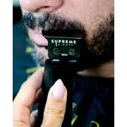 Supreme Trimmer 3-in-1 Barber Bundle | Pro Clipper, DLC T-Shaper Trimmer & Crunch Foil Shaver | Professional Beard Trimmer Men’s Hair Clipper Kit | Red