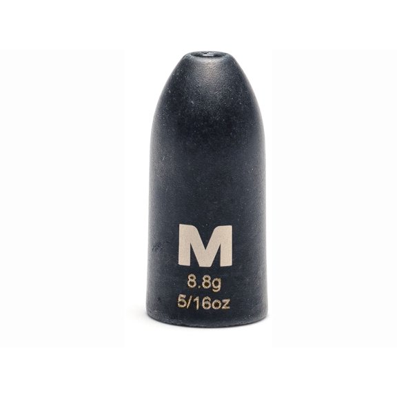 Mustad Worm Weight 5/16oz Tungsten Black 3PK