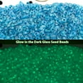 thumbnail image 2 of Artsy Crafts Glow in The Dark Blue Glass Seed Beads, 4 mm, 1500 Count, 2 of 6
