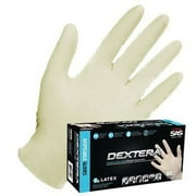 (Price/Box)SAS Safety Corp Latex Glove Dextera Pf Xlrg 50/Bx