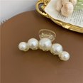 thumbnail image 4 of Pinzas para el cabello con perlas, pinzas grandes para el cabello con perlas para mujeres, accesorios para el cabello con perlas antideslizantes para cabello grueso y cabello fino, 4 of 5