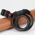 thumbnail image 3 of Bicycle Safety Lock Bike Motorcycle AntiTheft Elasticity Lock 5 Digits, 3 of 8