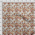 thumbnail image 4 of oneOone Rayon Red Fabric Floral Sewing Craft Projects Fabric Prints By Yard 56 Inch Wide, 4 of 4