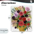 thumbnail image 4 of Stupell Industries Eclectic Celebration Flower Bouquet Canvas Art, 24 x 30, by Suzanne Allard, 4 of 8