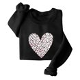 thumbnail image 5 of HaoXianJian Valentines Day Shirts Women Cute Heart Print Shirt Casual Valentines Top for Women Long Sleeve Love Letter Graphic Tees Tops Crewneck Pullover T-Shirts Size XS-XL, 5 of 7