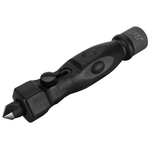 Performance Tool W2961 Hardline Deburring Tool, Retractable Reaming Blades, Steel Cutting Edge, Polypropylene Handle, Black