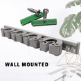 thumbnail image 4 of U.S. Solid 16in Wall Mounted Mop and Broom Holder, 4 Slots & 4 Hooks, 4 of 5