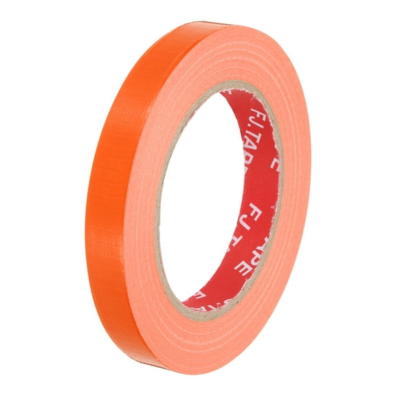 Uxcell Cloth Bookbinding Repair Tape Roll 0.51 Inch x 45 Yards Orange