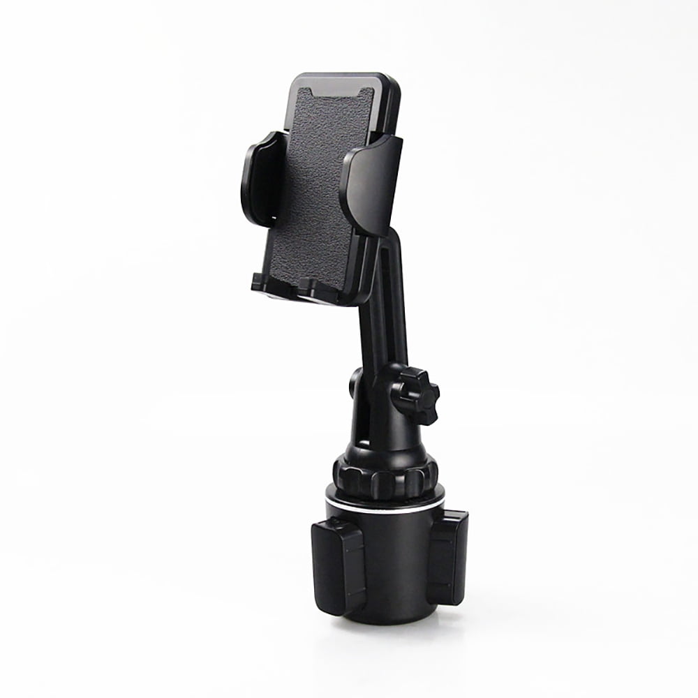 Cup Phone Bracket Rotary Telescopic Black Durable Phone Holder With Car