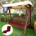 thumbnail image 4 of YardVibe Waterproof Long Lounger Chair Cushion, Outdoor Chaise Lounge Chair Cushions with Ties, Patio Recliner Thickened Lounge Cushions for Indoor 78 x 22 Inches, Red, 4 of 9