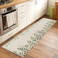 thumbnail image 3 of Eucalyptus 2'x6' Runner Rug, Sage Green Farmhouse Leaf Pastoral Plant Washable Non-Slip Area Rugs for Hallway Kitchen Floor Bedroom Entryway, Long Laundry Carpet Decoration Indoor Mat, 3 of 9