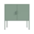 thumbnail image 1 of Ava Armoire d'Appoint Moderne 23,6 avec 2 Tablettes Ajustables, Vert, 1 of 9