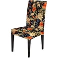 thumbnail image 3 of Parson Chair Covers,Floral Pattern Stretch Parsons Chair Slipcovers 4 Universal Removable Washable Chair Seat Covers Protector for Dining Room Kitchen Hotel, 3 of 6