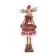 thumbnail image 3 of Figura de alce navideño, colección de decoración navideña, estatua navideña Estilo D 22x15x68cm, 3 of 9
