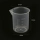 thumbnail image 2 of Vasos medidores de plástico reutilizables de 50 ml y 150 ml Vasos de laboratorio medidoras, premium, duraderas, 2 of 9