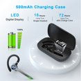 thumbnail image 2 of Auriculares Bluetooth inalámbricos HEIBAS G7 con funda de 500 mAh, 72 h Talk, 2 of 6