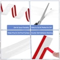 thumbnail image 3 of Duslogis Wall Corner Protector & Edge Guard，Wall Corner Trim Inside & Outside Molding Caulk Strip, Peel and Paste Wall Moulding Edge, Ceiling, Countertop 0.79”W x10’L White, 3 of 7