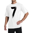 thumbnail image 5 of HAOMEILI Men's Soccer Theme T-Shirt Short Sleeve Football Graphic Tee Casual Jersey, 5 of 7