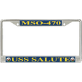 thumbnail image 1 of USS Salute MSO-470 License Plate Frame, 1 of 1