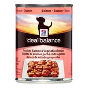 Angle View: Hill's Ideal Balance Natural Dog Food, Poached Salmon & Vegetable, 12.8 Oz (Case of 12)