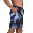 thumbnail image 3 of Jujutsu Kaisen Men's Swim Trunks Quick Dry Board Shorts Bathing Suit Swimsuits Beach Shorts with Mesh Lining, 3 of 7