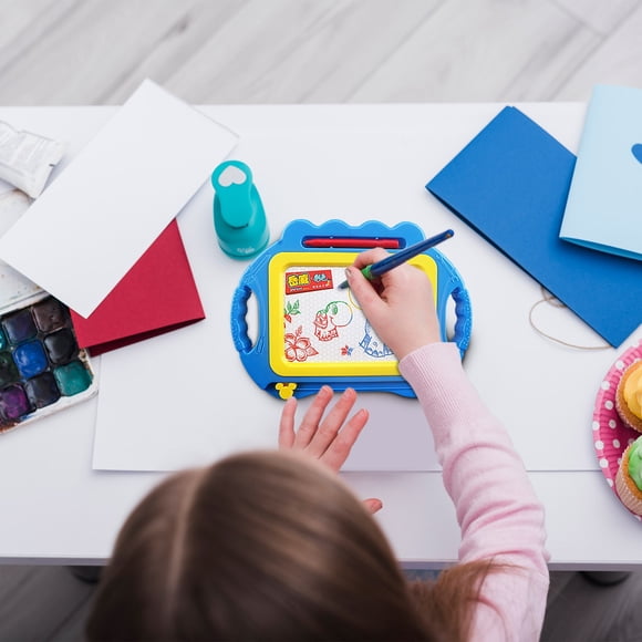 Doodle Board under $5! CQCYD Magnetic Drawing Board for Toddlers, K-ids Doodle Board with Stylus, Erasable Writing Drawing Tablet, Children Learning Educational Toys