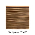 thumbnail image 1 of FASÄDE Ripple Decorative Vinyl Backsplash Panel in Antique Bronze (6X6 Inch Sample, 1 of 5