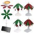 thumbnail image 2 of Ruifaya Salvamanteles para platos calientes, juego de salvamanteles con forma de árbol, posavasos para ollas y sartenes calientes, almohadilla de silicona para tetera, salvamanteles plegable, 2 of 7