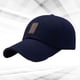thumbnail image 3 of 1 gorra de béisbol moderna para exteriores, transpirable, deportiva, clásica, con visera para hombre (azul oscuro)., 3 of 6