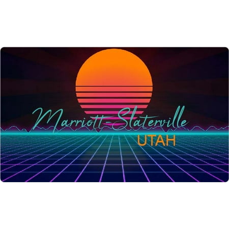 

Marriott-Slaterville Utah 4 X 2.25-Inch Fridge Magnet Retro Neon Design