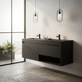 thumbnail image 1 of Gabinete De Baño Flotante con Doble Lavamanos y Monomando, Diseño Moderno., 1 of 5