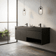 thumbnail image 1 of Gabinete De Baño Flotante con Doble Lavamanos y Monomando, Diseño Moderno., 1 of 5