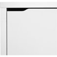 thumbnail image 5 of Bowery Hill Modern 3 Shelf Shoe Storage Cabinet in White, 5 of 5