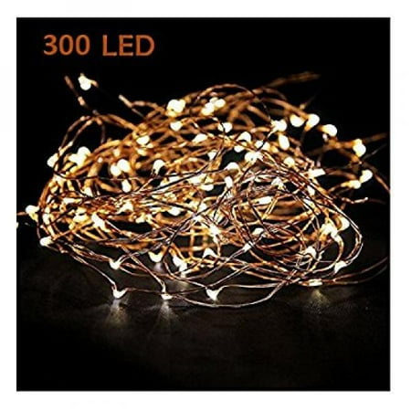 Extra Long 52foot 300led Starry String Lights Warm White On A Extra Long 52foot 300led Starry String Lights Warm White On A Flexible Copper Wire