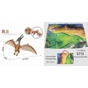 Simulated Dinosaur Toys for Toddlers, Realistic Jurassic World Toys for Kids, Jumbo Dinosaur Toys for Boys and Girls Gift(PTEROSAUR+S715)