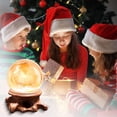 thumbnail image 3 of Aepiraza 2 Inch Round Wooden Led Lights Display Base, Warm Light Display Stand Root Carving Wooden Light Display Bases Hollow Mahogany Wood Led Base for Crystal Sphere Quartz Ball (2Pcs), 3 of 8