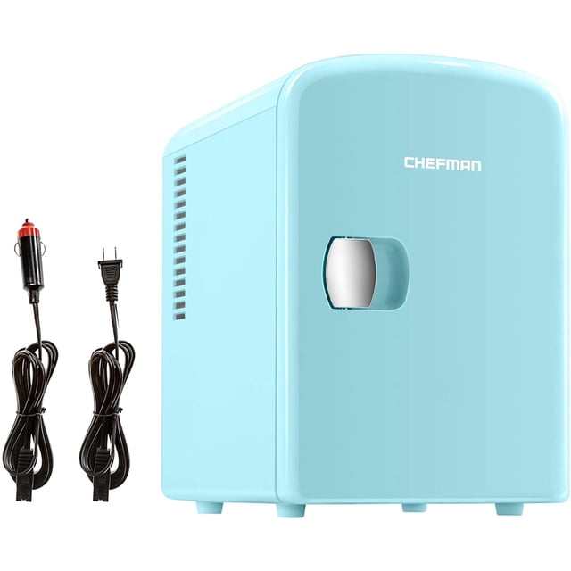 Mini Refrigerador y Calentador CHEFMAN 4 Lt Azul Cooling and Heating