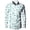 White, variant on Mens Shirts Casual 3D Floral Print Comfortable Long Sleeve Button Down Lapel Blouse Loose Lightweight Men Dress Shirt Orange L