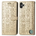 thumbnail image 1 of Funda Cartera FOXDOCK para Nothing CMF Phone 1 , Flip PU con Relieve de Gatos y Perros, Tarjetero y Soporte, 1 of 6