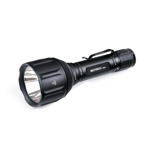 Linterna Negro Led Contra Prueba Agua C/Cable USB Campismo