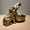 Vintage Gold, variant on Resin Hippo Statue Hippopotamus Sculpture Figurine Key Candy Container Decoration Home Table Decoration Accessories