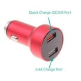 thumbnail image 2 of For OnePlus Nord N30 5G - 24W Fast Car Charger, 2-Port 6ft USB-C Cable DC Socket Power Adapter for OnePlus Nord N30 5G Phone, 2 of 6